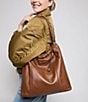 AIMEE Lennon Large Hobo Shoulder Bag, Color:Chestnut - Image 5