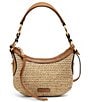 AIMEE Roma Mini Raffia Crossbody Bag - Image 1