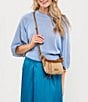 AIMEE Roma Mini Raffia Crossbody Bag - Image 5
