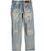 AKOO Nobel Slim-Fit Patchwork Jeans - Image 2