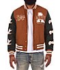 AKOO Vicious Patched Wool Blend Varsity Jacket - Image 1