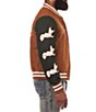 AKOO Vicious Patched Wool Blend Varsity Jacket - Image 3