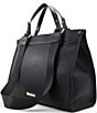 ALDO Adalima Gold Detailed Carryall Tote Bag, Color:Black - Image 2