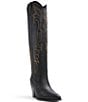 Color:Black - Image 1 - Alamo Leather Tall Western Boots