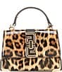 ALDO Ausseyx Leopard Top Handle Crossbody Bag, Color:Brown Multi - Image 1