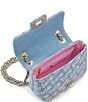 Color:Blue - Image 3 - Barbie Plush Denim Crossbody Bag