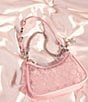Color:Light Pink - Image 6 - Barbie Rhinestone Mode Shoulder Bag