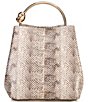 ALDO Bienkaa Medium Snake Print Handle Bucket Bag - Image 1