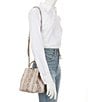 ALDO Bienkaa Medium Snake Print Handle Bucket Bag - Image 4