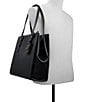 ALDO Feacan Satchel Tote Bag, Color:Black - Image 4