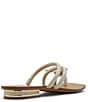Color:Silver Glitter - Image 3 - Garberia Butterfly Glitter Toe Loop Thong Sandals