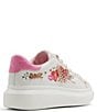 Color:Pink/White - Image 3 - Heartstep Applique Platform Sneakers