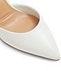 Color:White - Image 6 - Jan Leather Ankle Strap Pumps