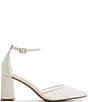 ALDO Jan Pearl Mesh Ankle Strap Block Heel Pumps - Image 2