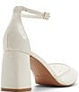 ALDO Jan Pearl Mesh Ankle Strap Block Heel Pumps - Image 3