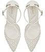 ALDO Jan Pearl Mesh Ankle Strap Block Heel Pumps - Image 6