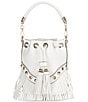 ALDO Jeydee Fringe Studded Drawstring Bucket Bag - Image 1