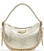 ALDO Laraly Snake Gold Shoulder Bag, Color:Gold - Image 1