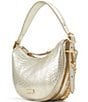 ALDO Laraly Snake Gold Shoulder Bag, Color:Gold - Image 2