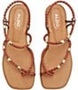ALDO Loucinda Braided Beaded Flat Thong Sandals - Image 4