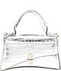 ALDO Lucenaax Top Handle Satchel Bag, Color:Silver Mix - Image 1