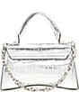 ALDO Lucenaax Top Handle Satchel Bag, Color:Silver Mix - Image 2