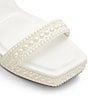 Color:White - Image 6 - Lulu Pearl Platform Dress Sandals