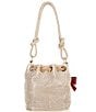 ALDO Marveloo Small Rhinestone Chain Drawstring Bucket Bag - Image 2