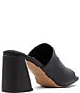 Color:Black - Image 3 - Meshka Leather Mirror Heel Dress Slides
