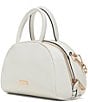 ALDO Michellie Pearl Floral Top Handle Chain Satchel Bag, Color:White - Image 2