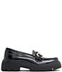 Color:Black Patent - Image 2 - Miska Patent Lugged Platform Loafers