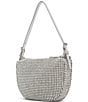 Color:Silver - Image 2 - Misterax Rhinestone Shoulder Bag