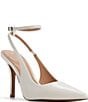 ALDO Nikoletta Patent Slingback Ankle Strap Pointed Toe Pumps - Image 1