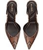 ALDO Olivia Snake Embossed Slingback Pointed Toe Pumps - Image 5