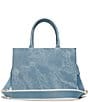 ALDO Paradise Denim Embellished Tote Bag - Image 2