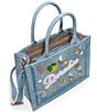 ALDO Paradise Denim Embellished Tote Bag - Image 6
