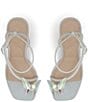 Color:Glitter White - Image 6 - Pepela Glitter Toe Loop Butterfly Dress Sandals