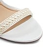 Color:White - Image 6 - Perlea Pearl Beaded Ankle Strap Dress Sandals