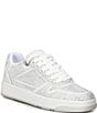 Color:White - Image 1 - Retroact Rhinestone Embellished Sneakers