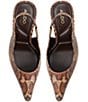 ALDO Samantha Snake Embossed Pointed Toe Slingback Pumps - Image 5