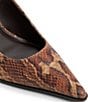 ALDO Samantha Snake Embossed Pointed Toe Slingback Pumps - Image 6