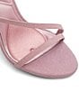 Color:Glitter Pink - Image 6 - Tiffania Heart Heel Ornament Glitter Strap Dress Sandals