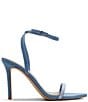 Color:Blue - Image 2 - Tulipa Denim Rhinestone Strap Dress Sandals