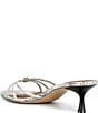 ALDO Women's Madalyn Snake Embossed Kitten Heel Sandals - Image 3