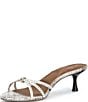 ALDO Women's Madalyn Snake Embossed Kitten Heel Sandals - Image 4