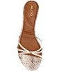 ALDO Women's Madalyn Snake Embossed Kitten Heel Sandals - Image 5