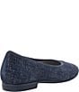 Alegria Arielle Tailored Textured Print Leather Ballet Flats - Image 2