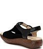 Color:Stretch Black - Image 3 - Betsie Stretch Rocker Slingback Platform Sandals
