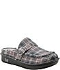 Alegria Brigid Plaid Leather Mules - Image 1