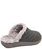 Color:Smoke - Image 2 - Comfee Quilted Mule Slippers
